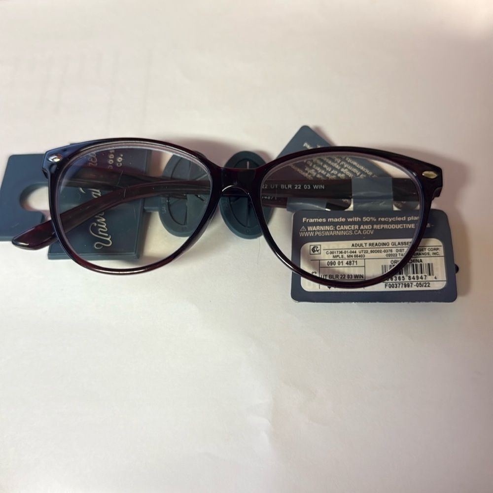 Universal Thread Womens Plastic Round Blue Light Filtering Glasses